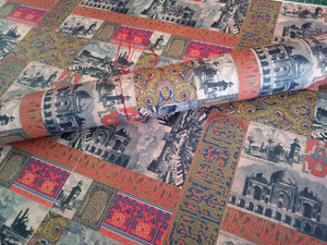 Papel decorado para encuadernación Ciudades de la India - Artpapel