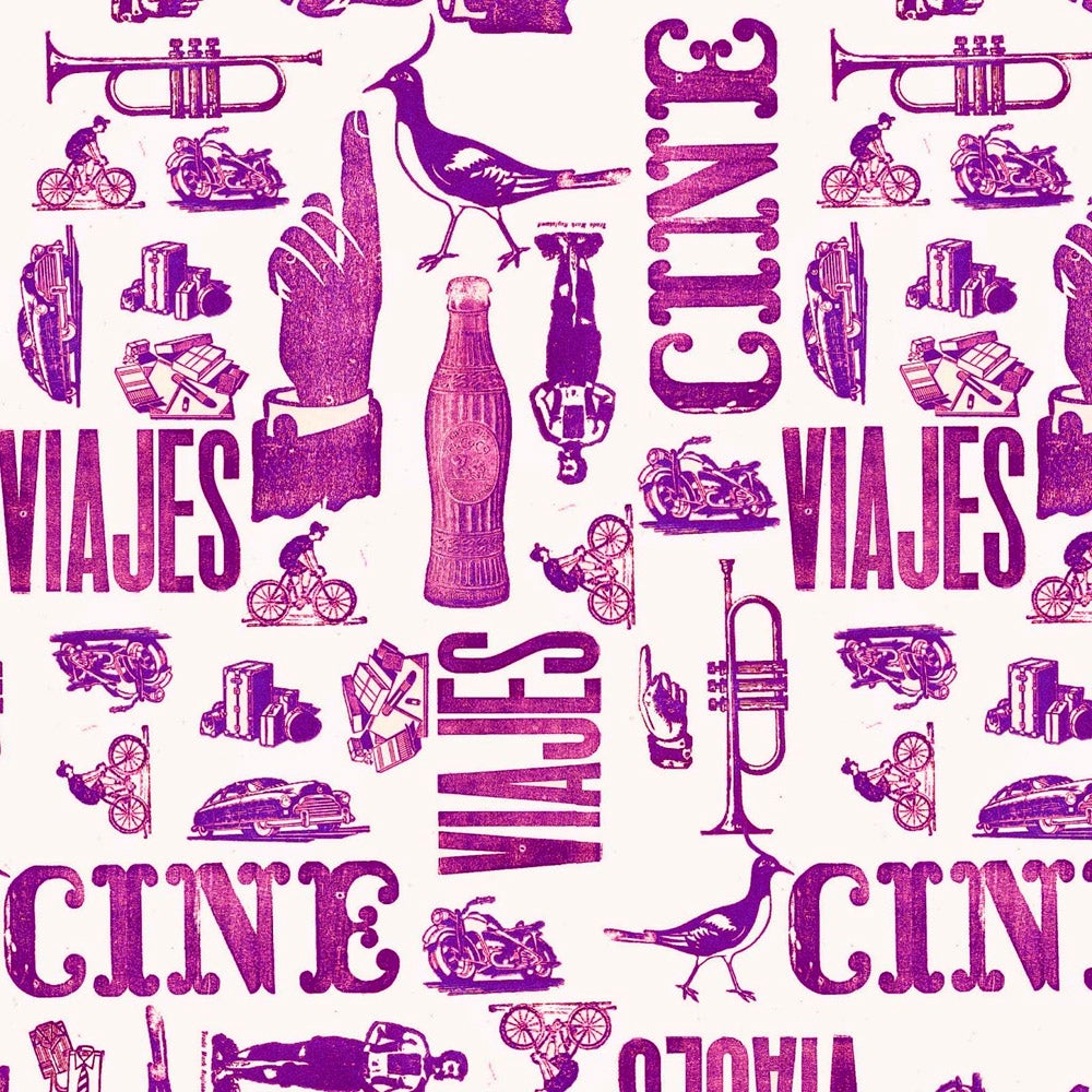 Papel decorado para encuadernación Tipografía antigua - Artpapel
