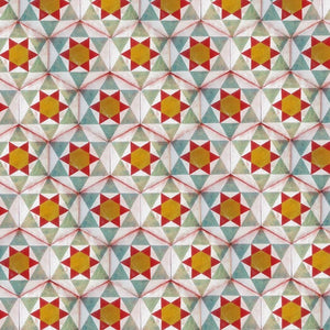 Papel decorado para encuadernación Mosaico hidráulico Comillas - Artpapel